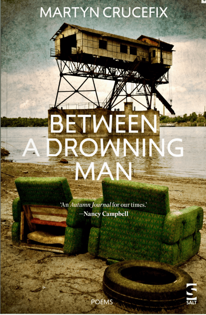The cover of Martyn Crucefix's book Between a Drowning Man