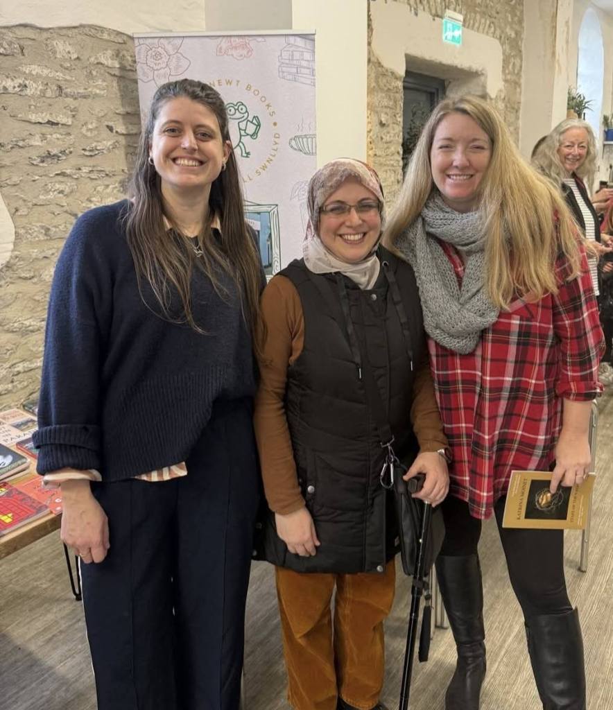Rhiannon Fielder Hobbs, Abeer Ameer and Zoe Brigley